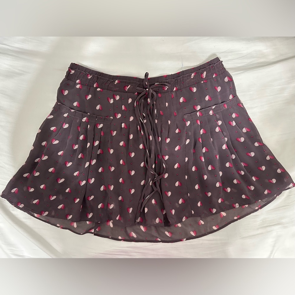 Purple American Eagle Heart Skirt with Pink and White Accents Size Small